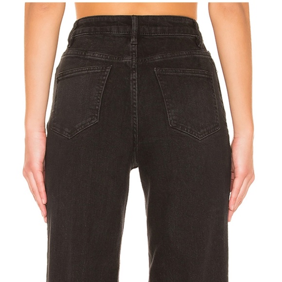 NWT Free People 25 black high waisted Wide Leg - Picture 8 of 10